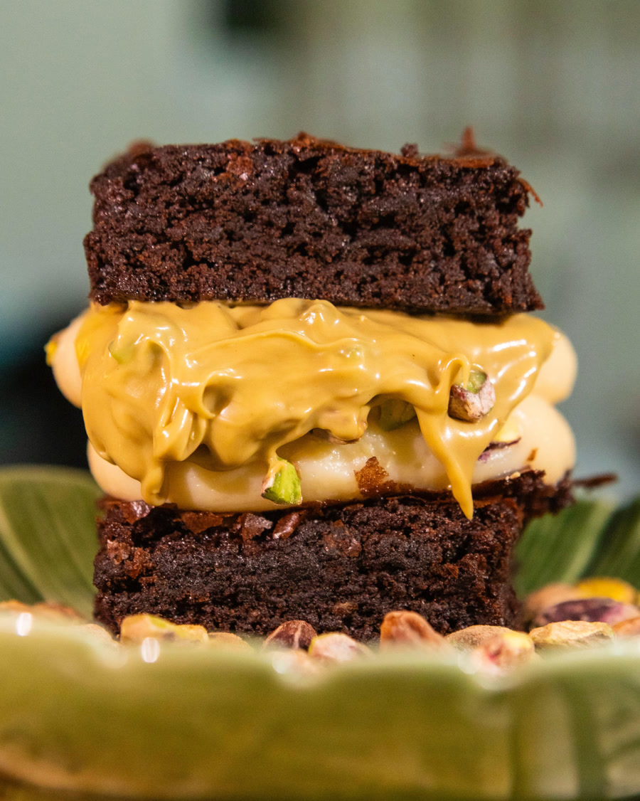 Brownie Belo Brownie sabor pistache